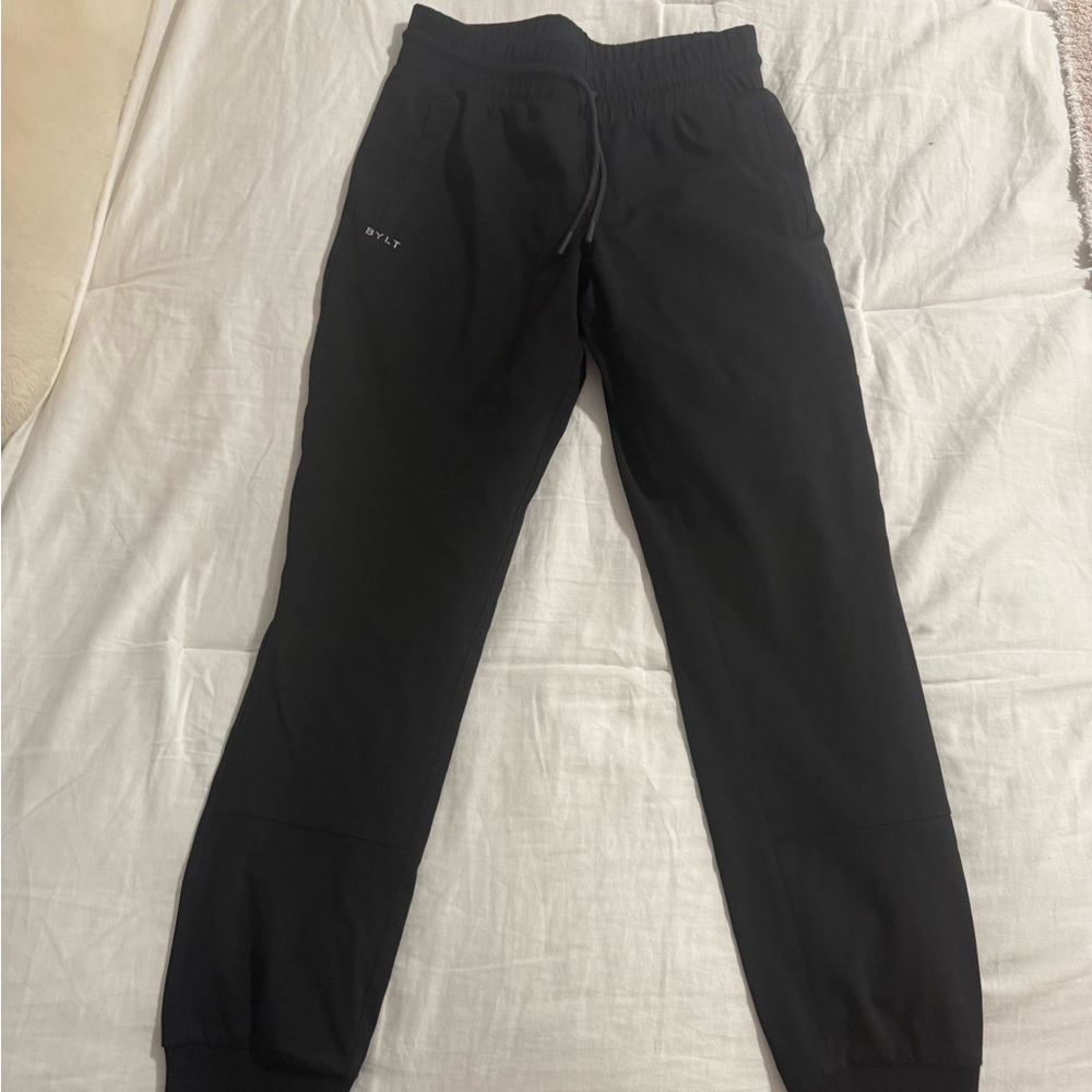 BYLT Basics Black Women's Joggers with Drawstring Waist